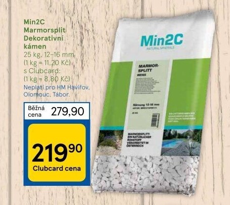 Kamenná drť Min2C