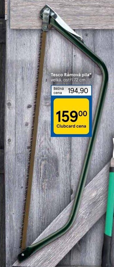 Rámová pila Tesco