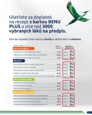 akční leták BENU Lékárna 1.3.2023-31.3.2023