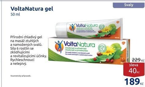 Chladivý gel na bolest svalů VoltaNatura