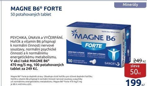 Doplněk stravy Forte Magne B6 Sanofi