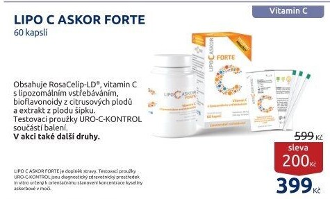 Doplněk stravy Lipo-C Forte Askor