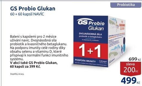 Doplněk stravy Probio Glukan GS