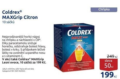 Horký nápoj MaxGrip Coldrex
