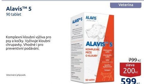 Kloubní výživa pro psy a kočky Alavis 5