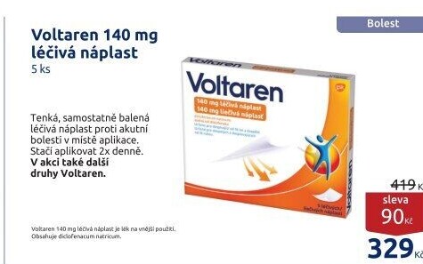 Náplasti léčivé Voltaren
