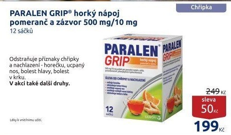 Nápoj horký Paralen Grip
