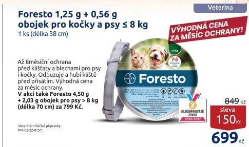 Obojek antiparazitní Foresto