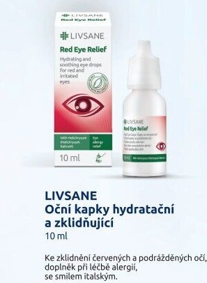 Oční kapky zklidňující Livsane