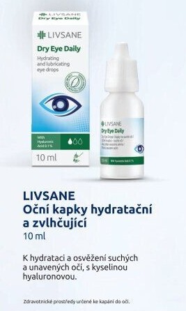 Oční kapky zvlhčující Livsane