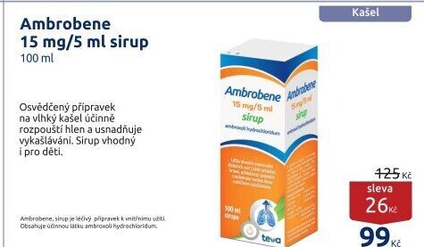 Sirup proti kašli Ambrobene