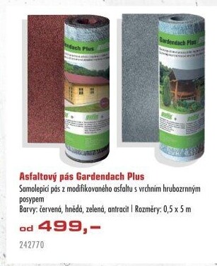 Asfaltový pás Gardendach