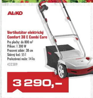 Elektrická travní fréza Al-Ko Comfort 38 E Combi Care