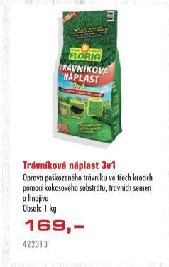 Hnojivo Trávníková náplast Floria