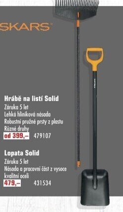 Hrabě na listí Solid Fiskars
