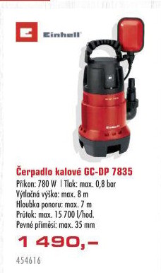Kalové čerpadlo Einhell GH-DP 7835