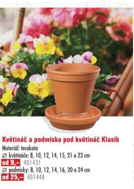 Květináč terakotový