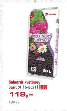 Květinový substrát Uni Hobby