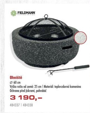 Ohniště FZG 1030 Fieldmann