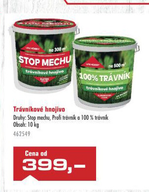 Trávníkové hnojivo Uni Hobby