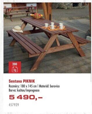 Zahradní set Piknik