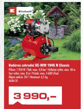 Zahradní vodárna EinhellGCWW1046N