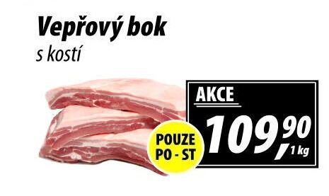 Vepřový bok s kostí