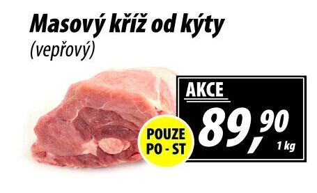 Vepřový kříž od kýty