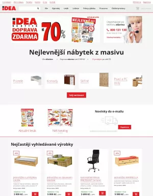 akční leták IDEA nábytek 7.3.2023-13.3.2023