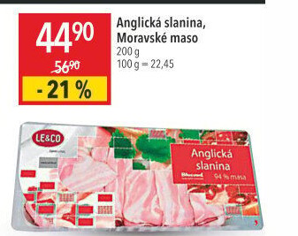 Anglická slanina LE&amp