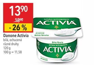 Bílý jogurt Activia Danone
