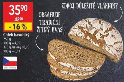Chléb bavorský