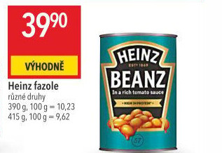 Fazole v tomatě Heinz