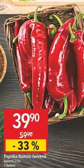 Paprika červená Ramiro