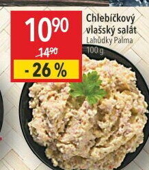 Salát vlašský chlebíčkový