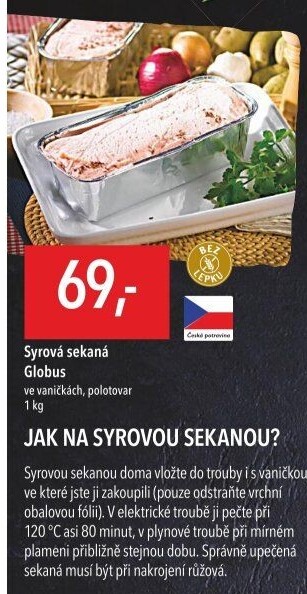 Sekaná syrová Globus
