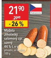 Sýr uzený salámový Jihočeský Madeta