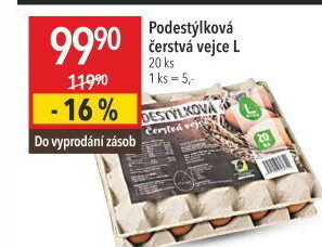 Vejce z podestýlky L Ovus