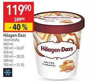 Zmrzlina v kelímku Häagen-Dazs