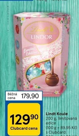 Bonboniéra Pralinky Lindor Lindt