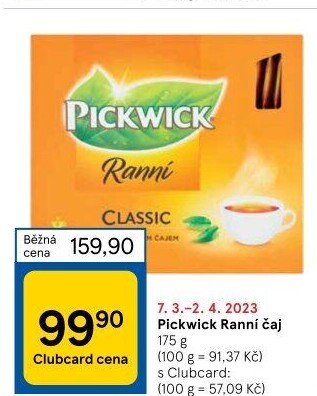 Čaj Ranní Pickwick