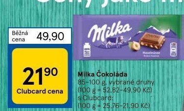 Čokoláda Milka