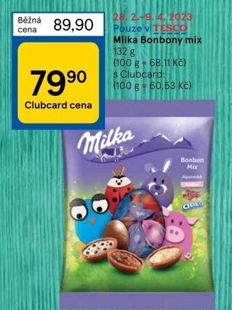 Čokoládová vajíčka mini Milka