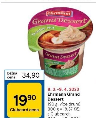 Dezert Grand Dessert Ehrmann