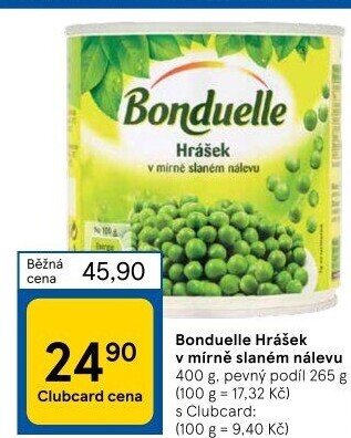 Hrášek Bonduelle