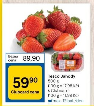 Jahody Tesco
