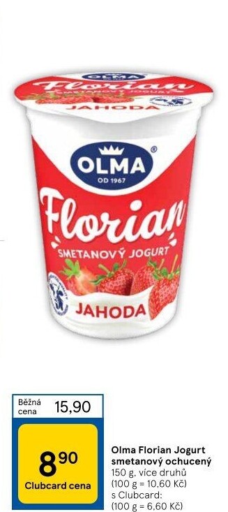 Jogurt smetanový Florian Olma