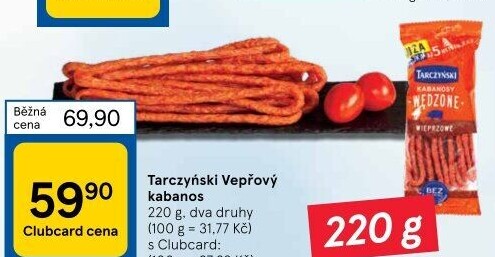 Kabanos vepřový Tarczyński
