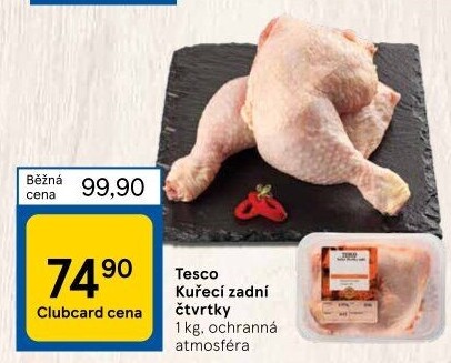 Kuřecí čtvrtky Tesco