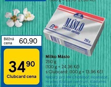 Máslo Milko